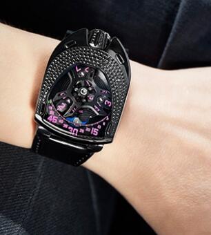 Urwerk Watch Replica 106 collection UR-106 BLACK PINK